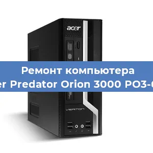 Замена термопасты на компьютере Acer Predator Orion 3000 PO3-620 в Новосибирске